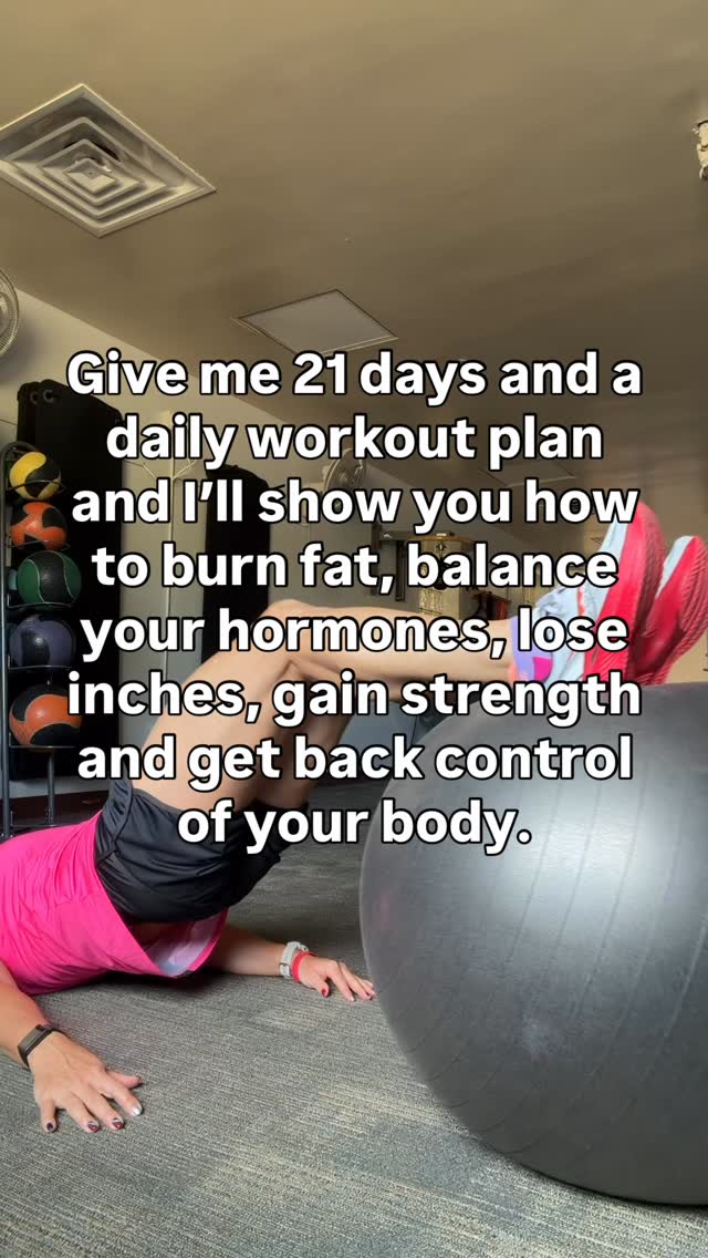 Comment “21” and I’ll send you the exact plan! 

Do you walk into a gym and wonder what to do besides the Stairmaster? Do you think you’re eating all the “right” things but the weight keeps creeping up? Are you frustrated and just feeling stuck? 😡

I see you, shaking your head YES. I was in the SAME PLACE. And now I’m ready to help YOU. 🧡

Think about it. Thanksgiving is only 7 weeks away. You’ve got big plans with the family, and you’d really like it if your nice pants would fit for the occasion. 

In just 21 days, I can make that happen. I can help you lose the inches, feel confident and strong, and in control of your body. And guess what?? Those pants will fit again. 👏🏼

All you need is a plan that will work with your life, instead of against it. 

On October 13, I’m starting a new, 21-Day Reset that will have you feeling like yourself again. 

Comment “21” and I’ll send you all the deets! 

#fitover50 #triathlete #fitnessmotivation #selfcare #fitover40 #fatlosscoach #midlifewomen #perimenopause #perimenopausesupport