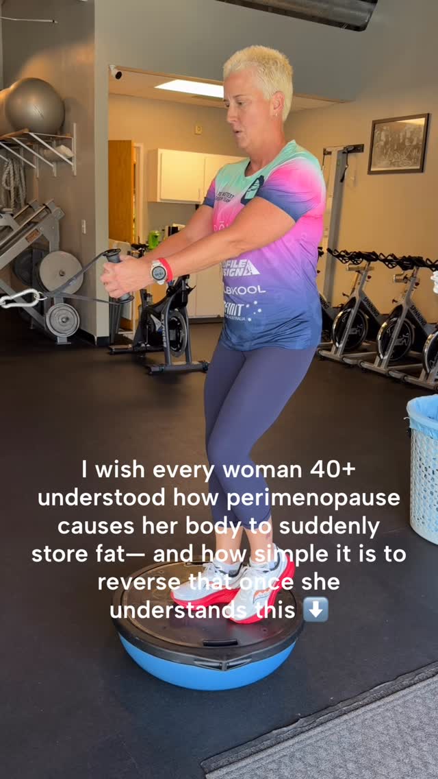 It’s your hormones. 

They all work together: estrogen, progesterone, testosterone, and cortisol. During perimenopause, fluctuations of both estrogen and progesterone cause your body to become more sensitive to cortisol- also known as the stress hormone. 

If you’re stuck in a cycle of feeling tired, wired, and inflamed, and you’re seeing excess belly fat, it’s likely because your cortisol is off-balance. 

Despite what you read on social media, cortisol isn’t your enemy. In fact, it’s one of your body’s most powerful tools for energy, focus and recovery. 

Here are some signs of a cortisol imbalance:

✨trouble waking up in the AM
✨cravings for sugar, salt and caffeine
✨brain fog and poor focus
✨belly fat that won’t budge
✨energy crashes

But all is not lost! You can regain control of your cortisol and your body with 10 simple lifestyle hacks.

The one that’s made the biggest difference for me? Getting in 10-20 minutes of sunlight within 1 hour of waking up in the AM. Natural light exposure signals the brain to lower melatonin and then increase alertness, mood and metabolism. Doing so also anchors your circadian rhythm, helping your cortisol levels rise naturally in the AM. ☀️

Want to know the other 9 that I swear by? Comment GUIDE and I’ll send you my FREE Lifestyle Hacks to Balance Cortisol Guide. 

The holidays are almost here, so this is the perfect time to give your body the reset it needs.

#fitover50 #selfcare #womenover40 #fatlosscoach #perimenopausesupport #hormonebalance #hormonehealth #perimenopausehealth