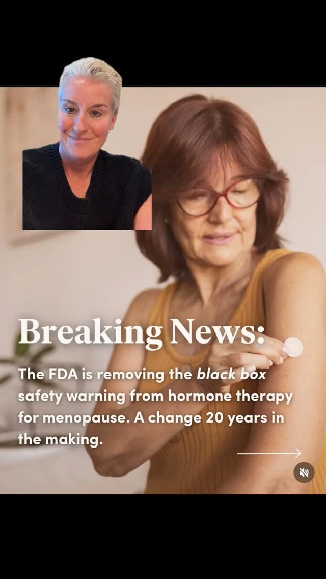 No more fearmongering. 

No more gaslighting. 

Increased access to care. 

This is a HUGE step in women’s healthcare. 🩷

#womenover40 #womenover40wellness #perimenopausehealth #perimenopausesupport #menopausewellness #fitover40 #