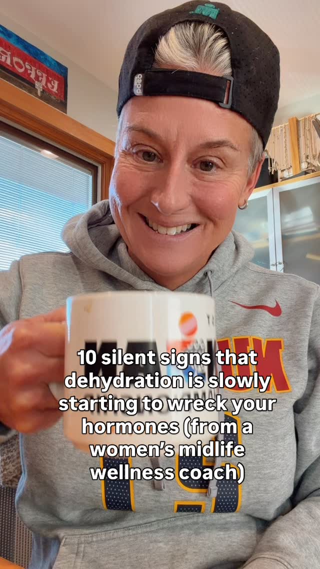 Dehydration in your 40s is sneaky — and it hits your hormones, energy, mood, and fat loss harder than you think.

Here are 10 signs that you’re likely dehydrated: 

💧Craving salty snacks – You’re not just “in the mood for chips”… your body’s screaming for water.

💧Yawning mid-morning – Even after a full night’s sleep, you’re already dragging? Could be dehydration.

💧Peeing less often than you realize – If you’re not heading to the bathroom every few hours, it might not be because you’re “busy.”

💧Snapping at your partner for no reason – Mood swings and irritability? Sometimes all you need is a glass of water.

💧Reaching for a third coffee by noon – Thinking you’re tired, but it’s really that you’re dry.

💧Constantly licking your lips – Not just dry air. Your lips can be one of the first signs (hey Colorado- I see you 😎)

💧Skipping water because you “don’t feel thirsty” – Thirst isn’t always loud. By the time you feel it, you’re already behind.

💧Getting headaches when you skip meals – It might not be the food you’re missing — it’s hydration.

💧Mindlessly rubbing your eyes – Dry, itchy eyes could be your body’s way of asking for more fluids.

💧Feeling bloated but not realizing you’re not drinking enough – Your body holds on to water when it thinks it’s in short supply.

If you want to start feeling better before my Jan 5 program starts, comment “WATER” and I’ll send you my hydration cheat sheet.

#fitover50 #womenover40 #hormonehealth #hydrationgoals #perimenopausehealth #perimenopausesupport #menopausewellness #selfcare #fatlosscoach